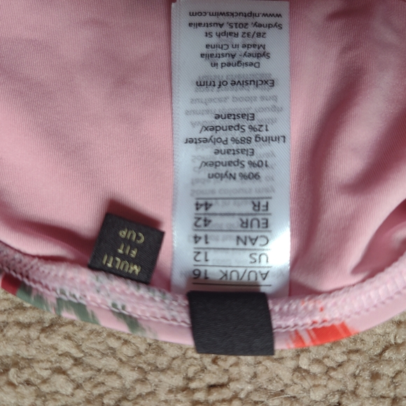 NWT Pink Nip Tuck Swimsuit - size 12 - Picture 3 of 4